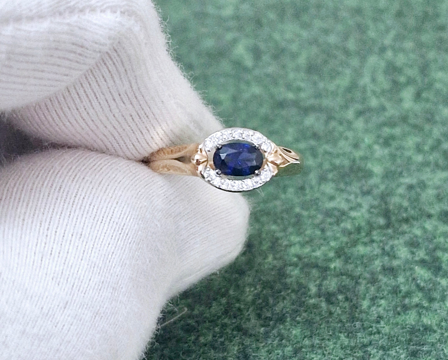 Ring mit Zirkonia Russisches Rotgold 585 Art. Nr. 017512