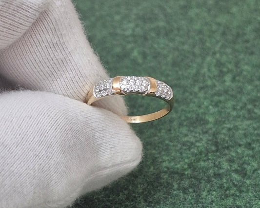 Ring mit Zirkonia Rotgold 585 Art. Nr. T142014937