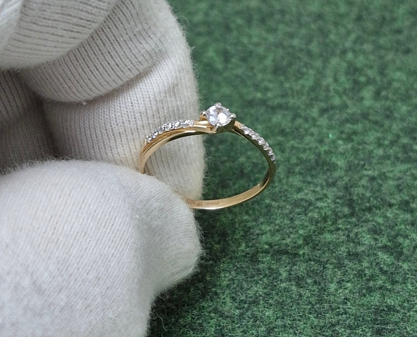 Ring mit Zirkonia Russisches Rotgold 585 Art. N.T142014389