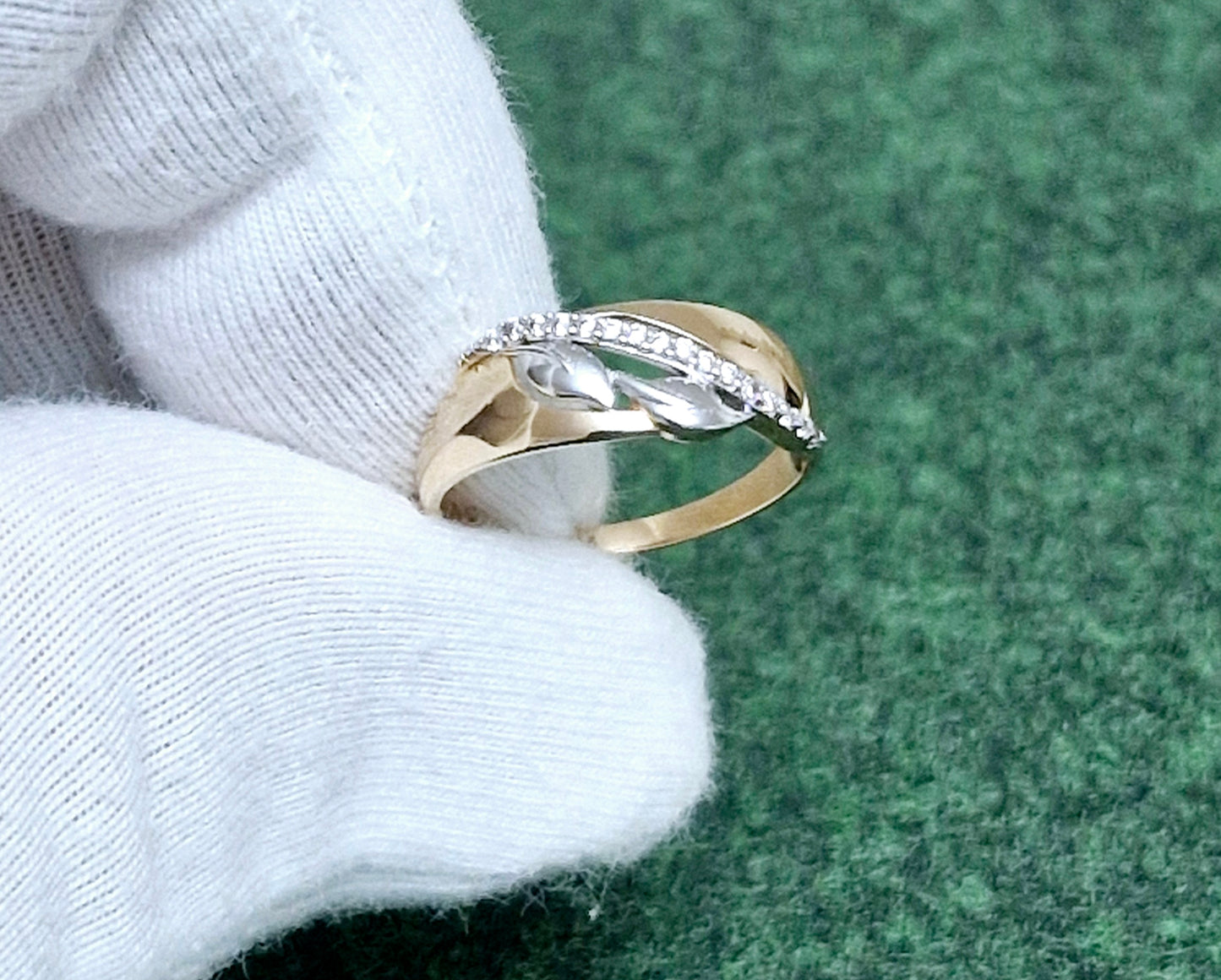 Ring mit Zirkonia Rotgold 585 Art: Nr. 017339