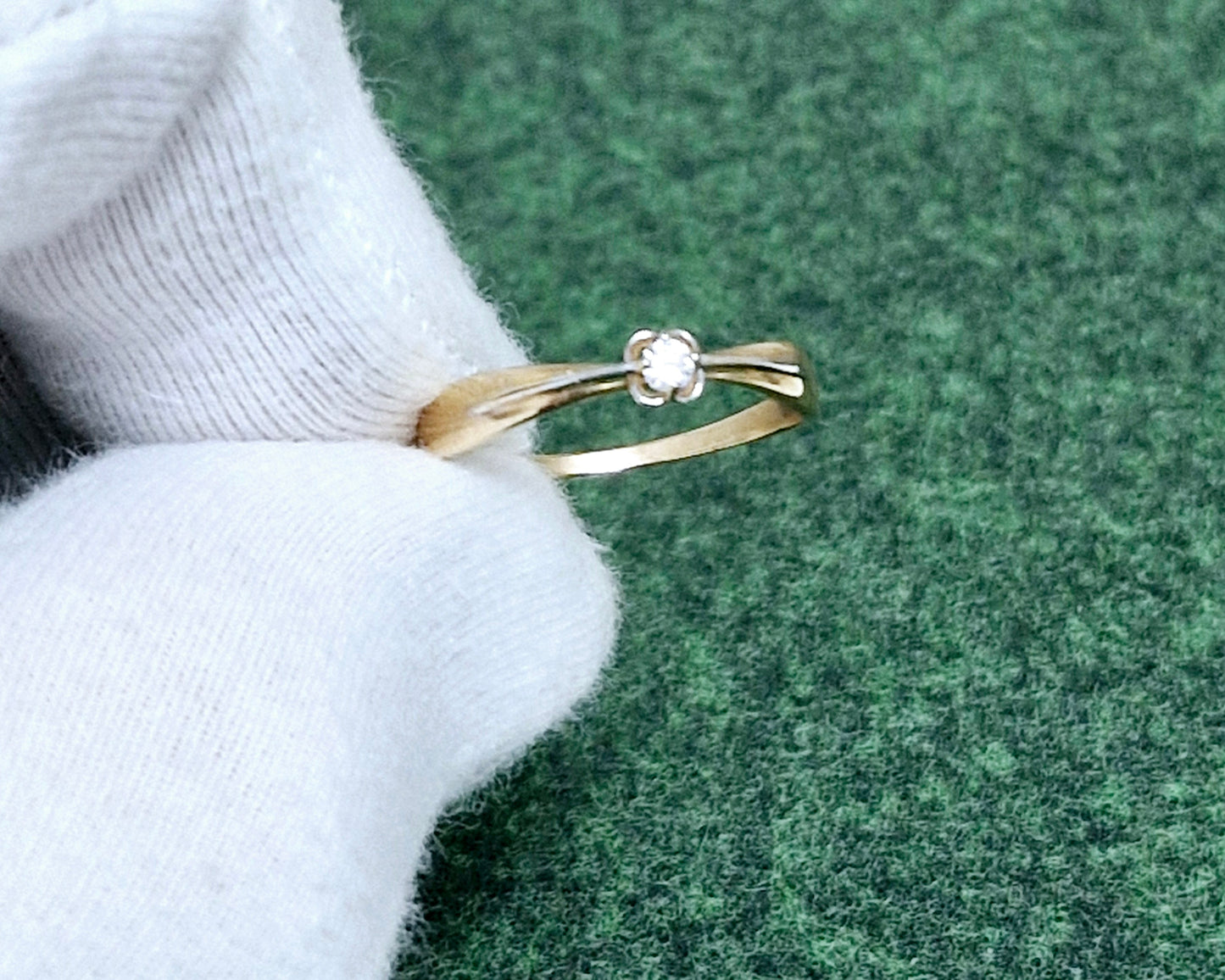 Ring mit Zirkonia Rotgold 585 Art. Nr. 81010470