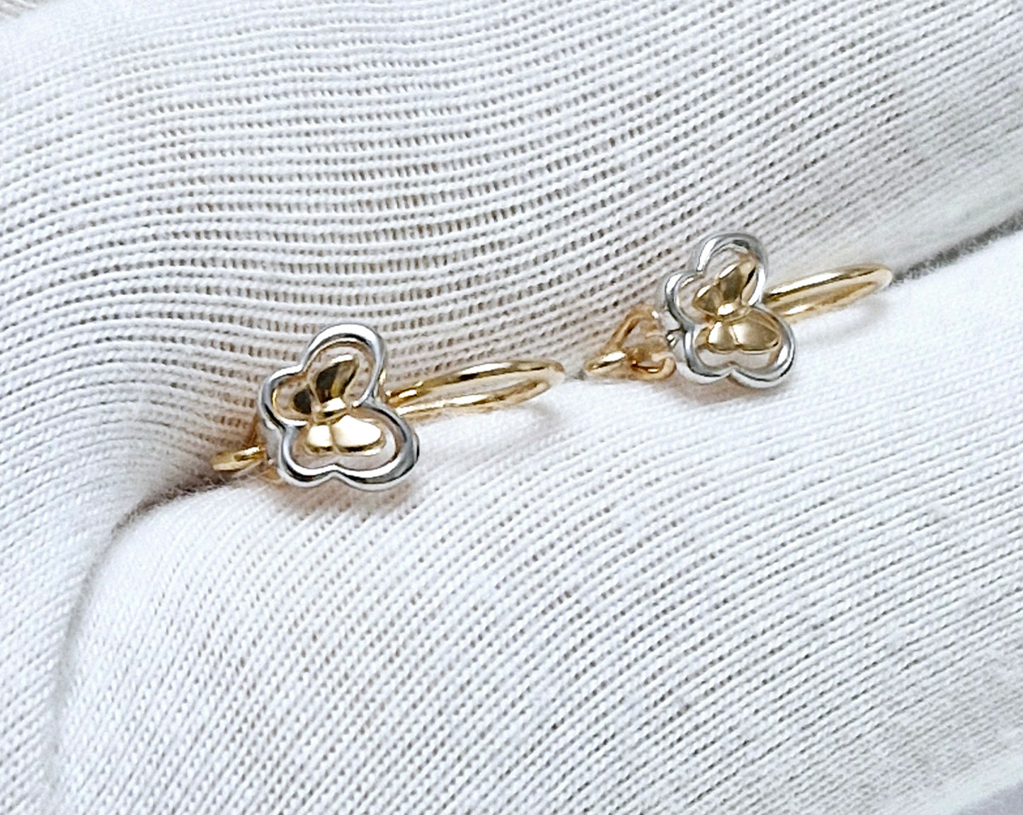 Kinder Ohrringe Rotgold 585 Art. Nr. 029211