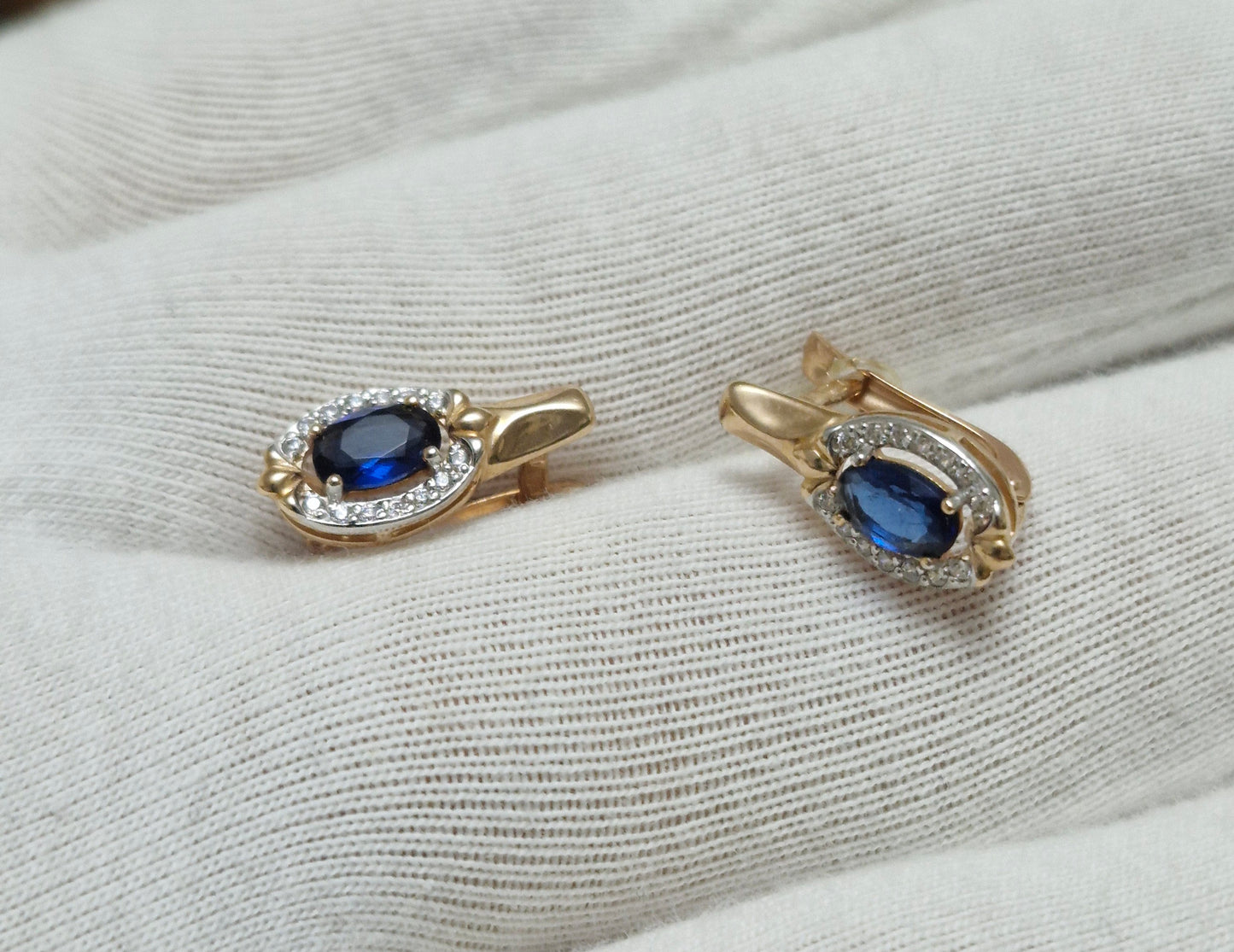 Ohrringe mit Zirkonia Rotgold 585 Art. Nr. 027565