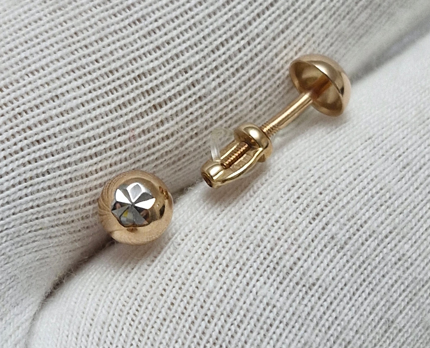 Ohrstecker Russisches Rotgold 585 Art. Nr. 025374