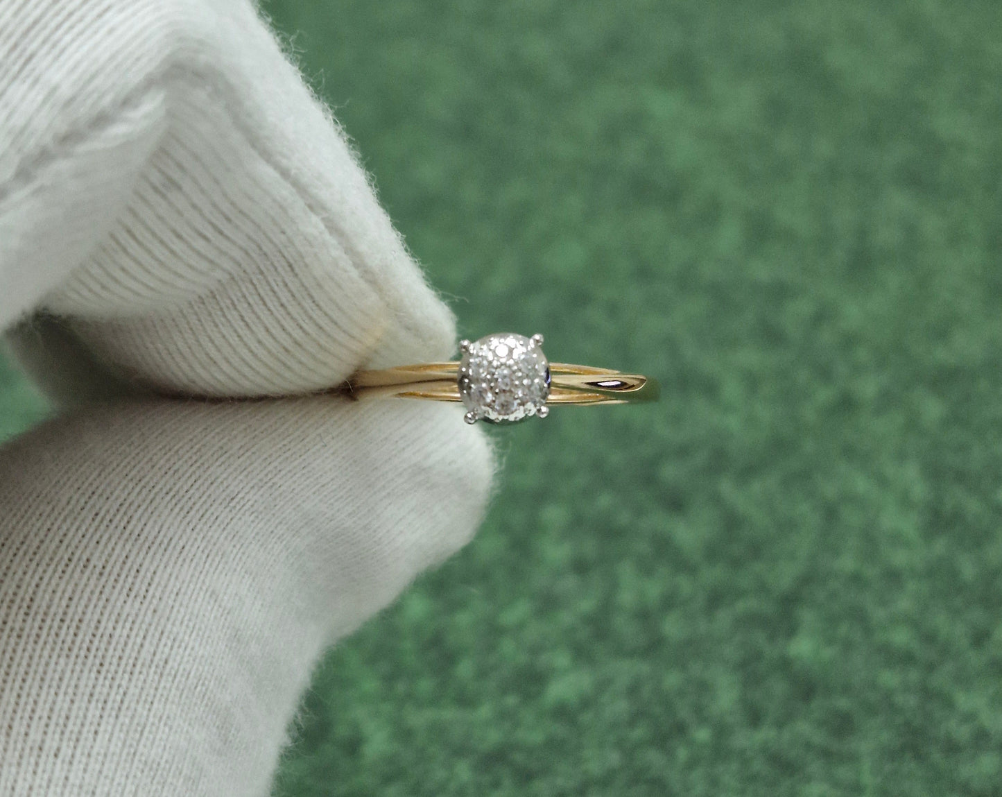 Ring mit Zirkonia Russisches Rotgold 585 Art. Nr. T147015530