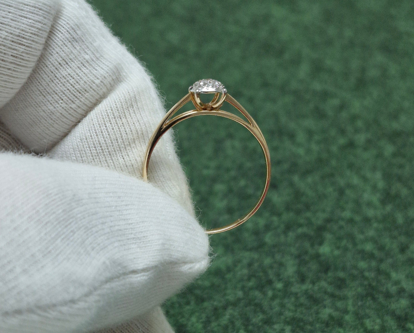 Ring mit Zirkonia Russisches Rotgold 585 Art. Nr. T147015530