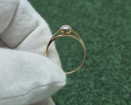 Ring mit Zirkonia Rotgold 585 Art. Nr. T147015530