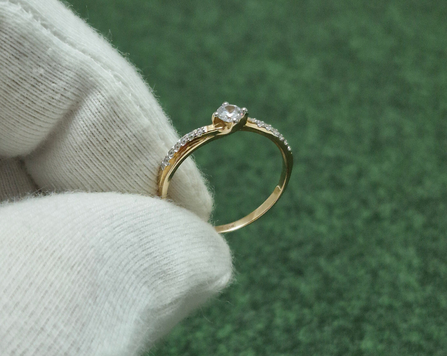 Ring mit Zirkonia Russisches Rotgold 585 T142014389