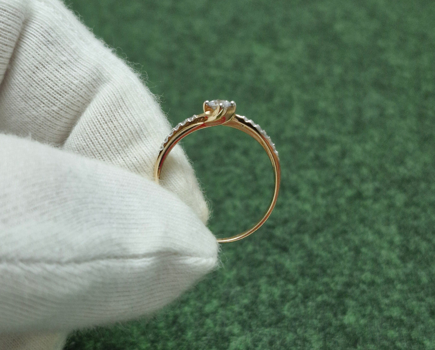 Ring mit Zirkonia Russisches Rotgold 585 T142014389