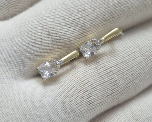 Ohrringe mit Zirkonia Gelbgold 585 Art. Nr. T94202B095