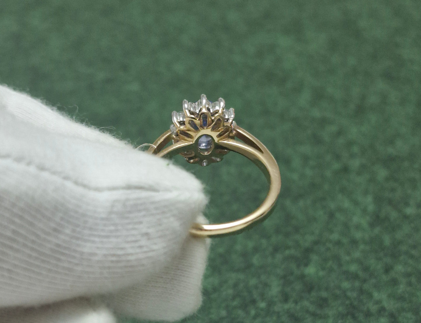 Ring mit Tasanit und Brillanten Art. Nr. 14836T