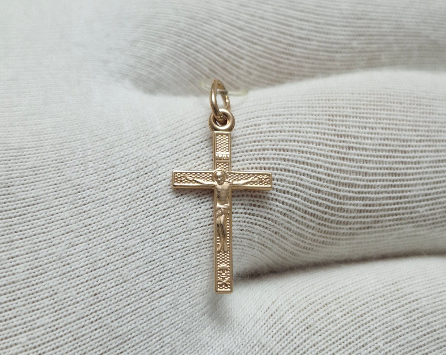 Goldkreuz Russisches Rotgold 585 Art. Nr. 120089