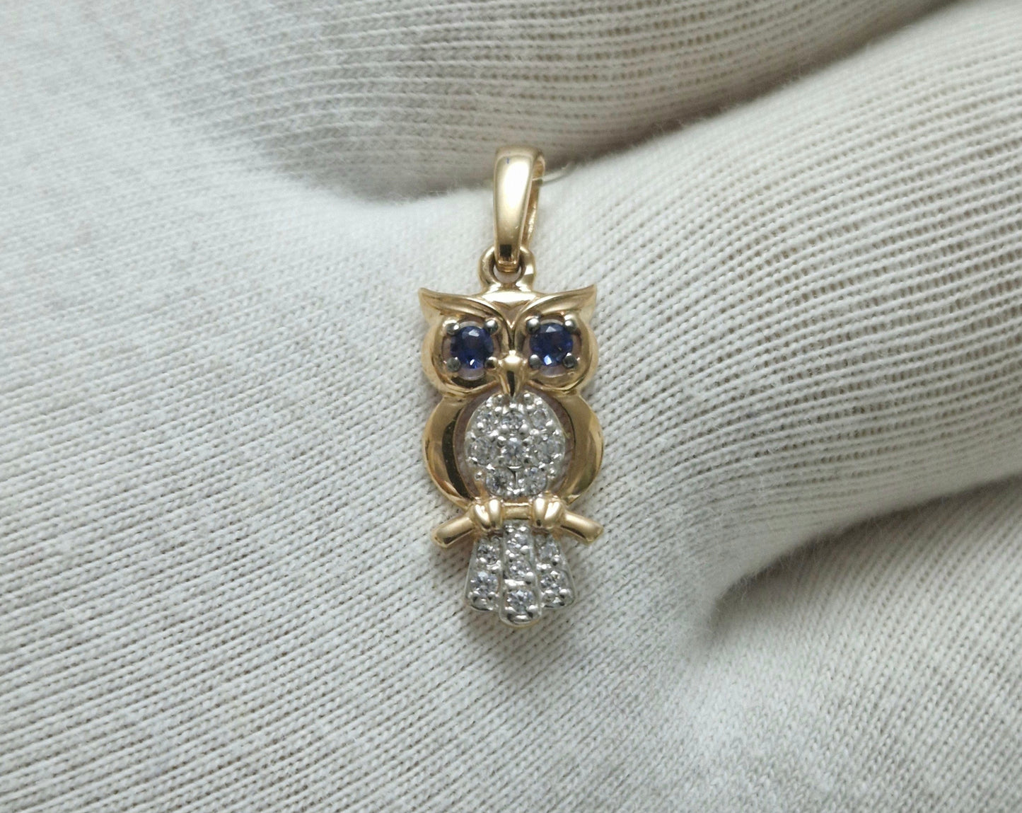 Anhänger mit Zirkonia Russisches Rotgold 585 Art. Nr. 035631