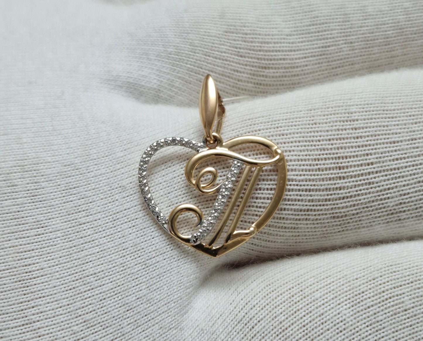 Anhänger mit Zirkonia Rotgold 585 Art. Nr. 034664