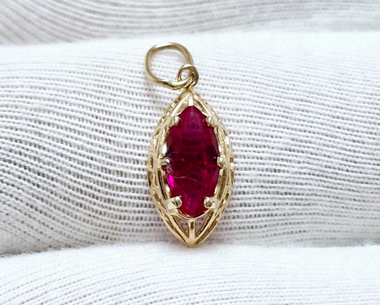 Anhänger mit Rubin HTS Rotgold 585 Art. Nr. 8247