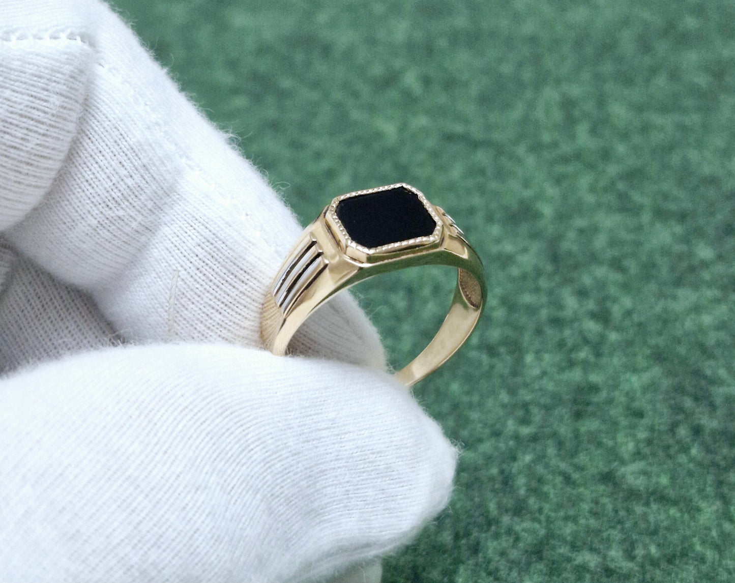 Herrenring Rotgold 585 Art. Nr. 016451
