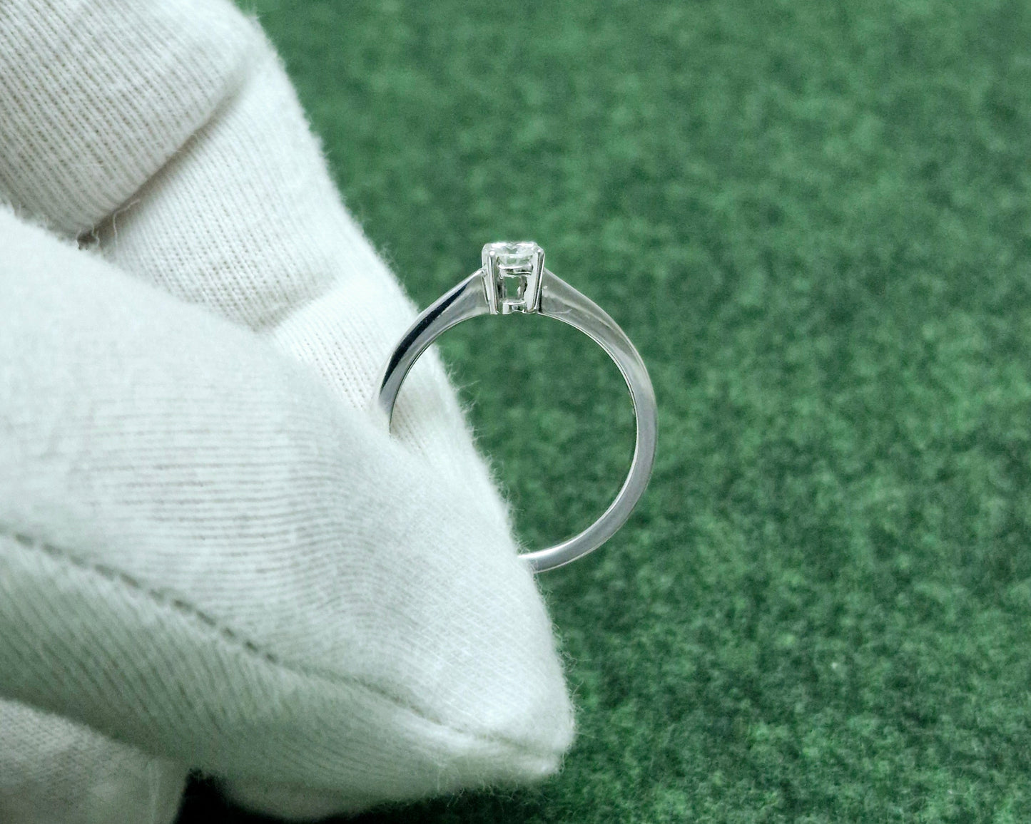Ring mit Brillant 0,26 Ct Weißgold 585 Art. Nr. 026WG
