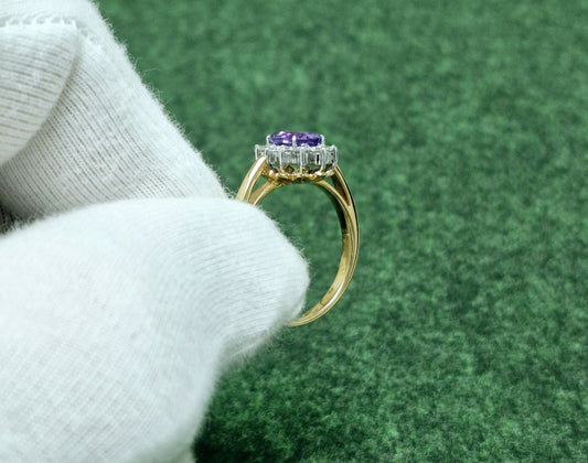 Ring mit Amethyst und Brillanten Art. Nr. 14836 A