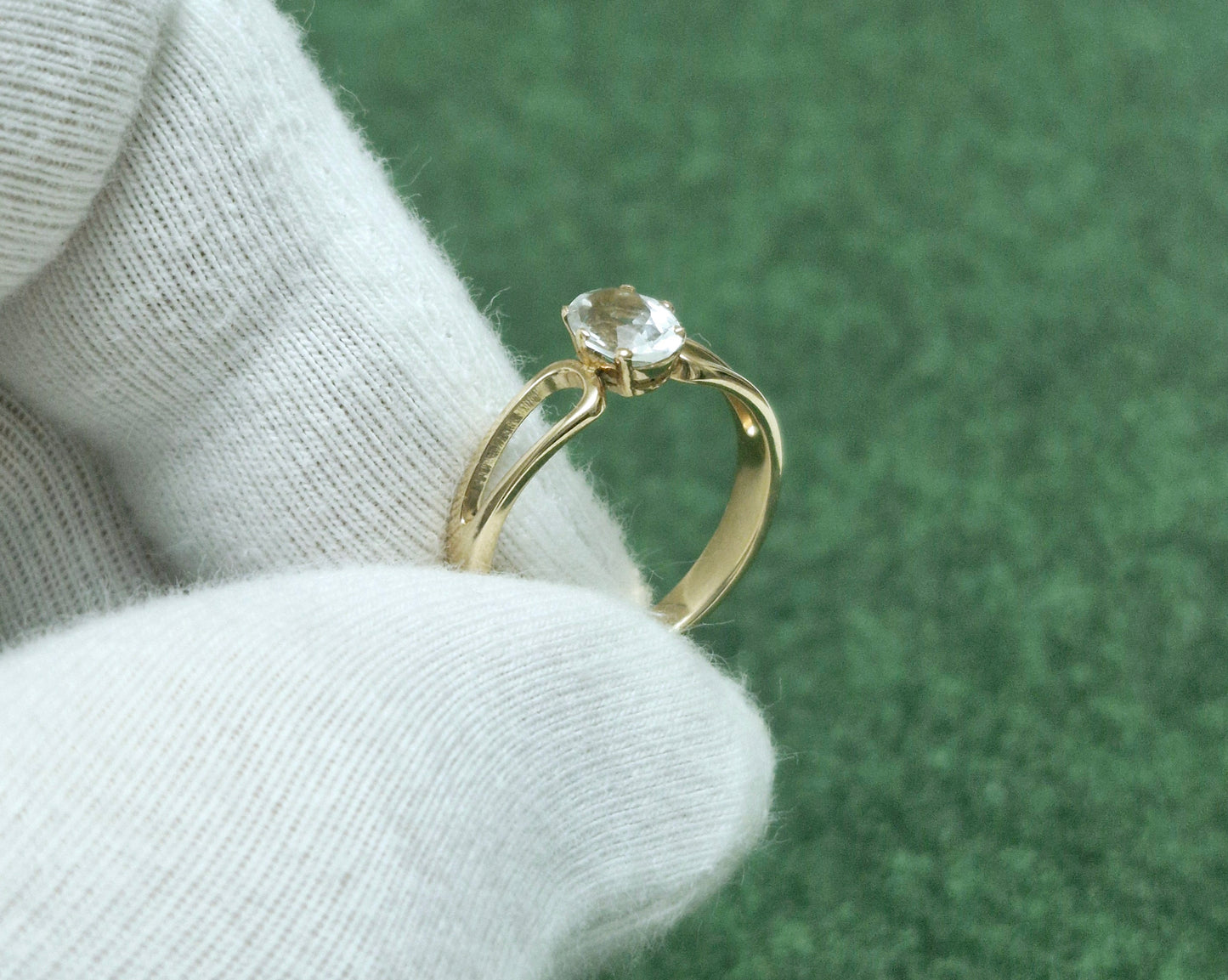 Ring mit Topas Rotgold 585 Art. Nr. 0308WT