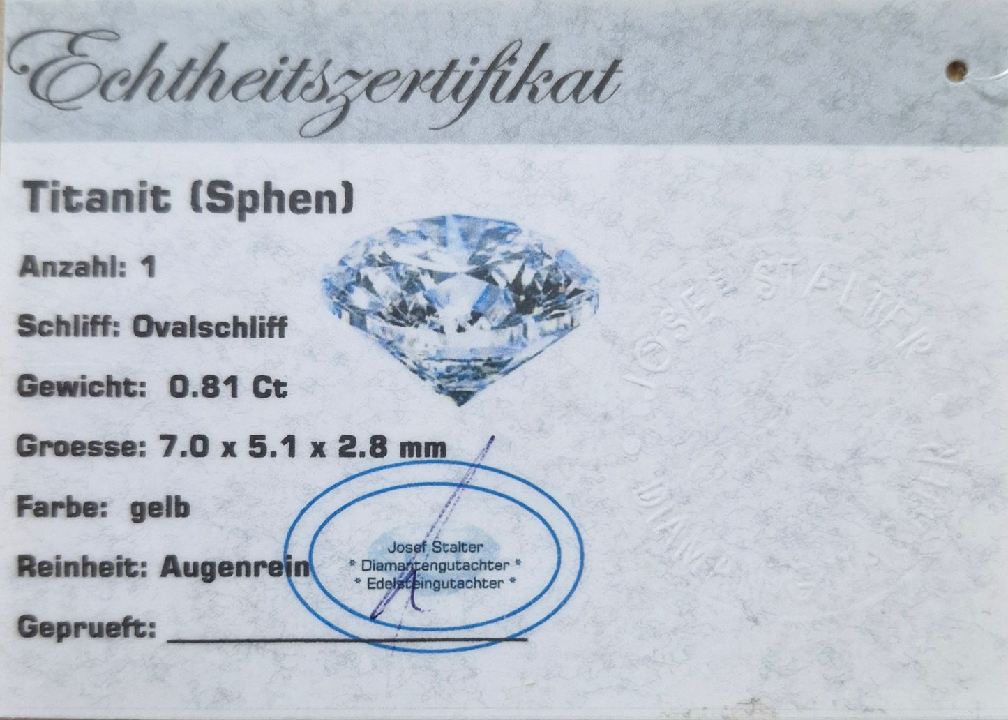 Anhänger mit Titanit und Brillanten Russisches Rotgold 585 Art. Nr. 75006T