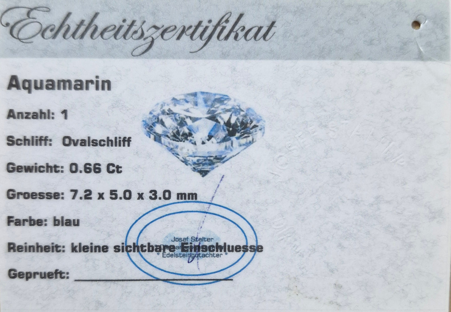 Anhänger mit Aquamarin und Brillanten Russisches Rotgold 585 Art. Nr. 75006AQ