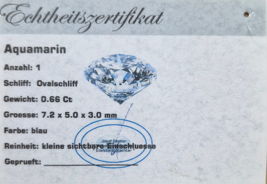 Anhänger mit Aquamarin und Brillanten Rotgold 585 Art. Nr. 75006AQ