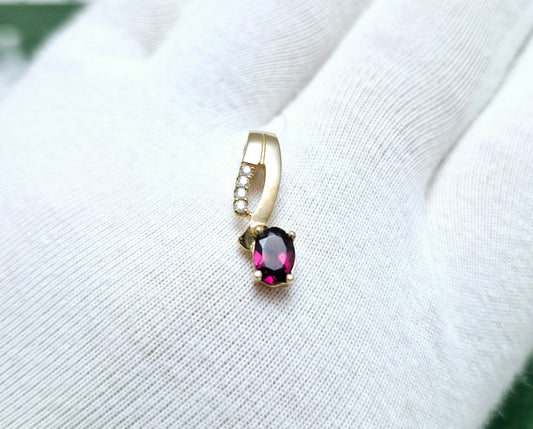 Anhänger mit Rhodolit und Brillanten Art. Nr. 75006R