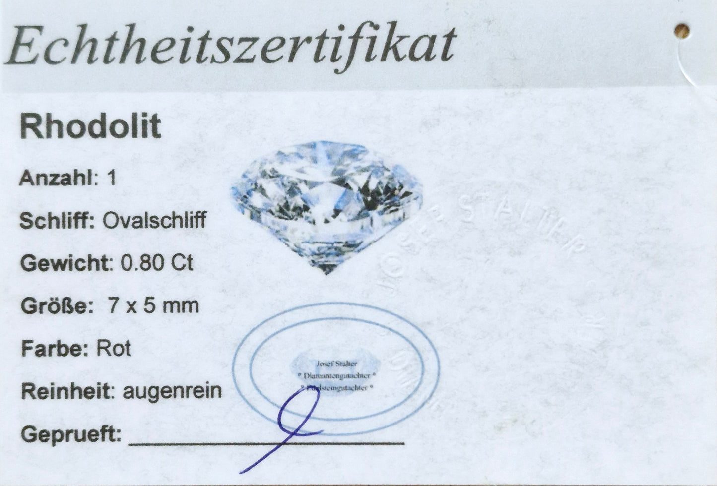 Anhänger mit Rhodolit und Brillanten Art. Nr. 75006R