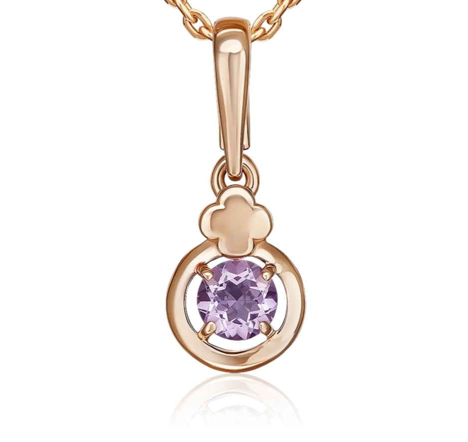 Anhänger mit Amethyst Rotgold 585 Art. Nr. 03-3572-00-203-1100