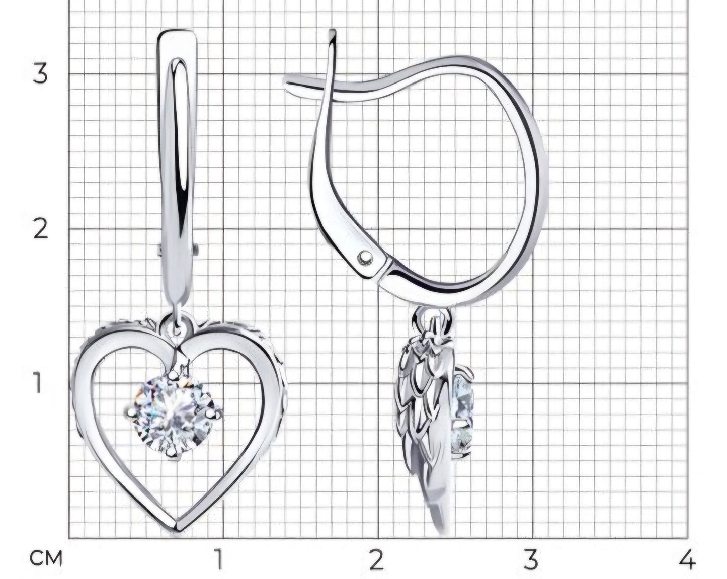 Silber Ohrringe mit Zirkonia Art. Nr. 94022439