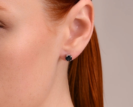 Silber Ohrstecker mit London Blue Topas Art. Nr. 92020456