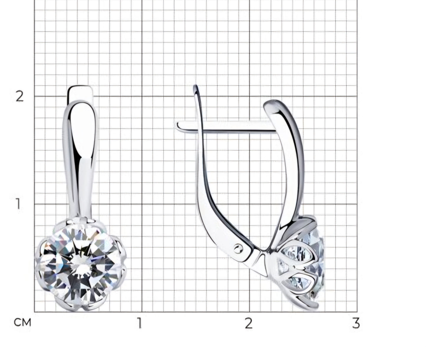 Silber Ohrringe Swarovski Art. Nr. 89020027