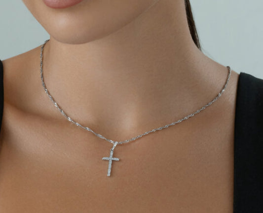 Silber Kreuz mit Zirkonia Art. Nr. 94031460