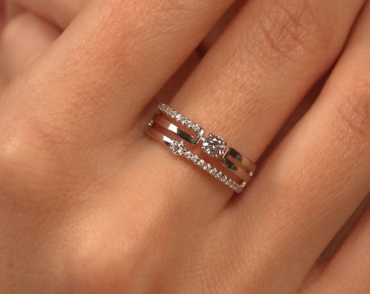 Silber Ring mit Zirkonia Art. Nr. 94013090