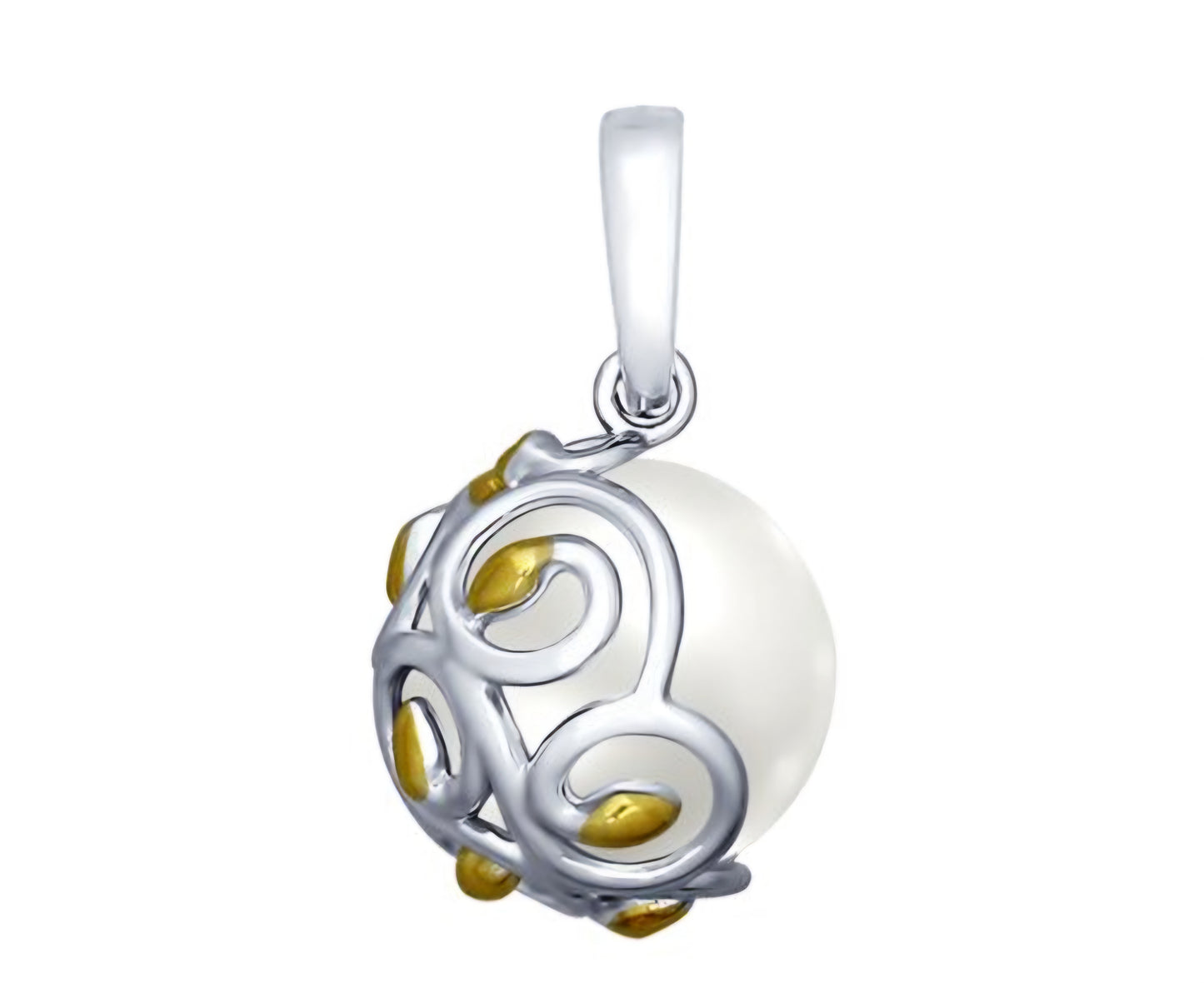 Silber Anhänger Perle gepresst Art. Nr. 94031989