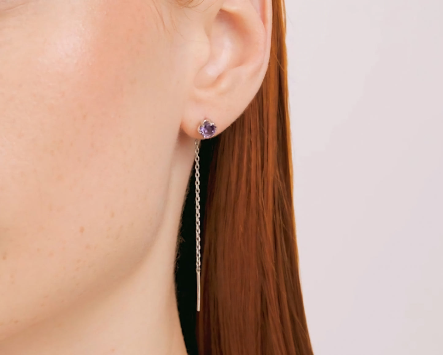 Silber Ohrringe mit Amethyst Art. Nr. 92022163