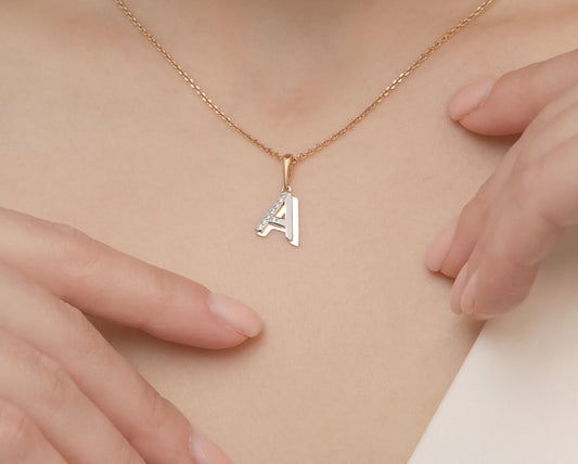 Anhänger mit Zirkonia Rotgold 585 Art. Nr. 03-3418-A-401-1111