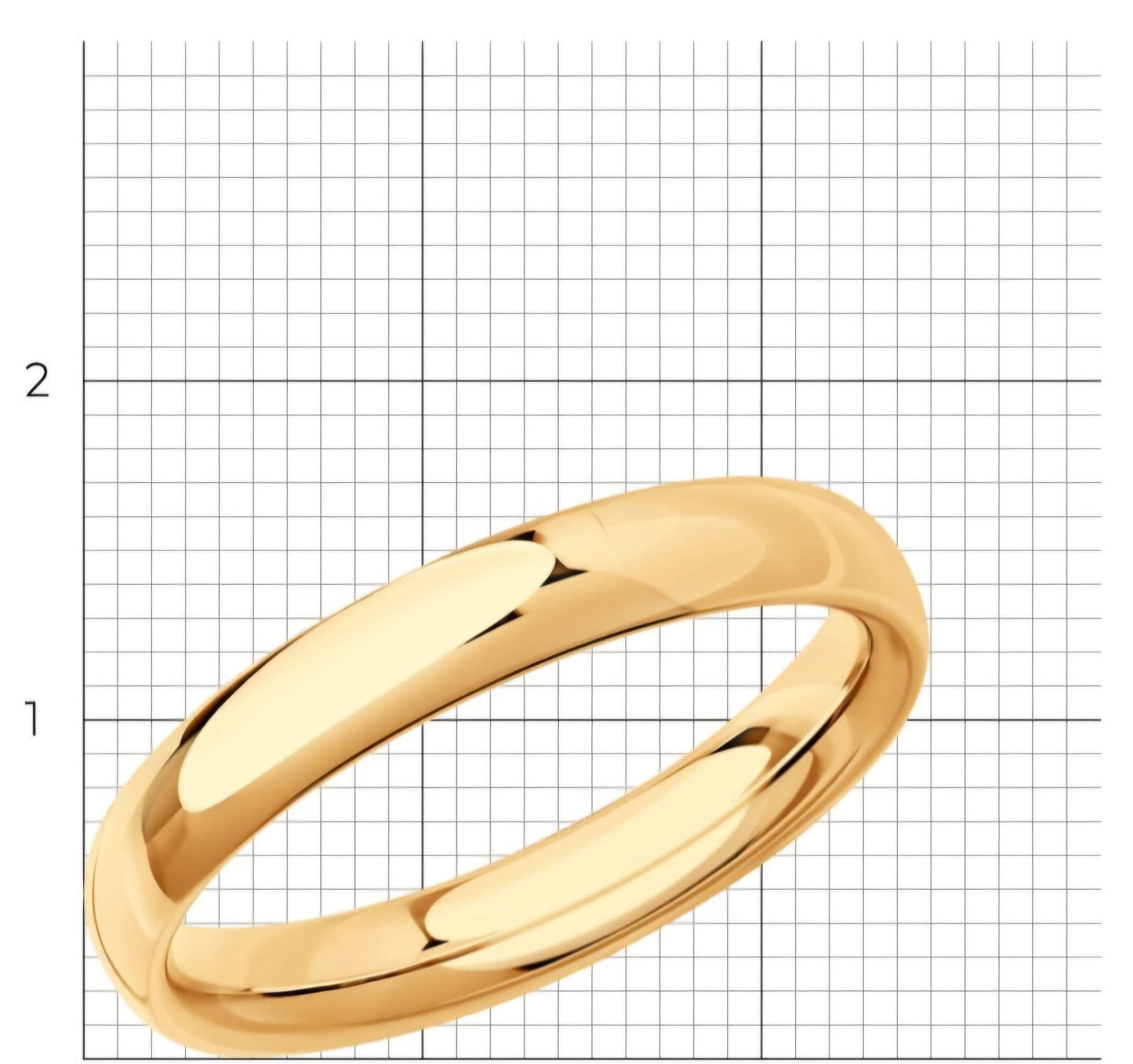 Trauring Rotgold 585 Gr. Art. Nr. 110130