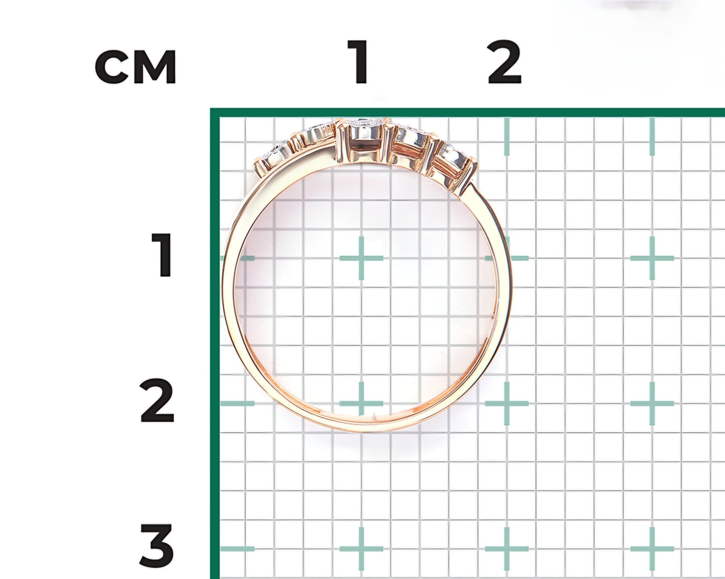 Ring mit Brillanten Rotgold 585 Art. Nr. 01-5770-00-101-1111 P