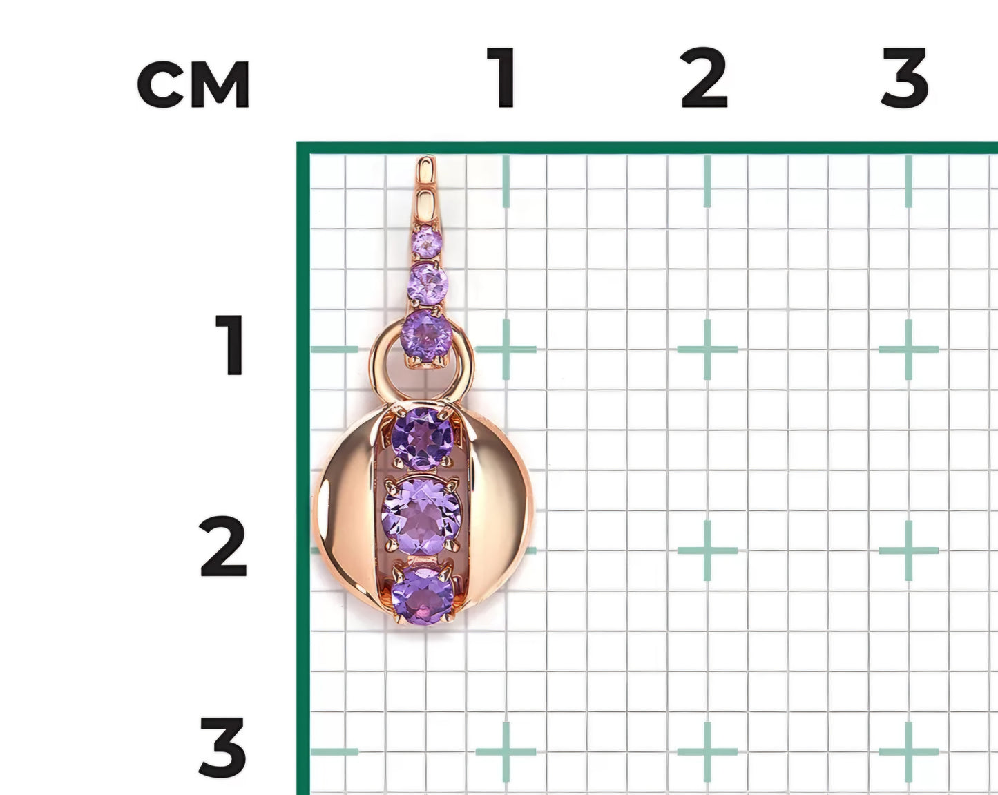 Anhänger mit Amethyst Rotgold 585 Art. Nr. 03-3570-00-203-1110 P