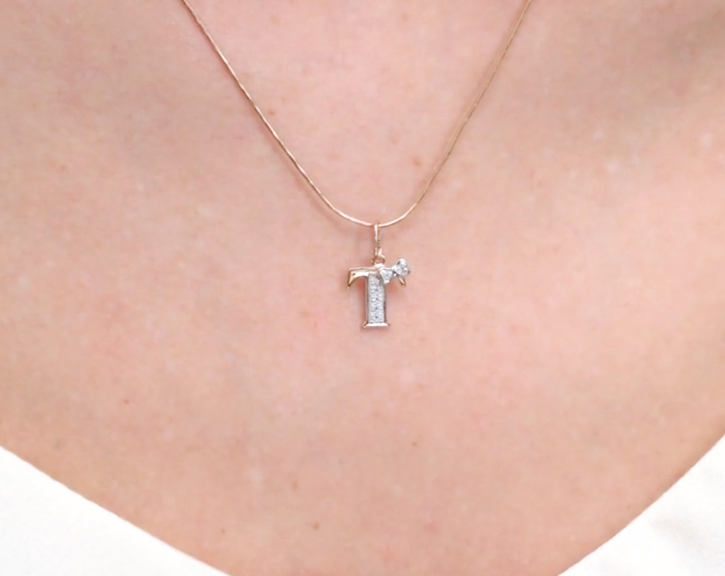 Anhänger mit Zirkonia Russisches Rotgold 585 Art Nr. 030666