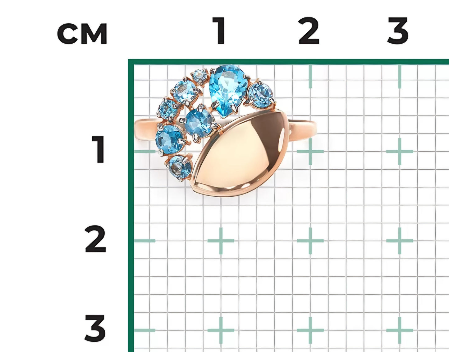 Ring mit Topas Rotgold 585 Art. Nr. 01-5828-00-203-1110 P