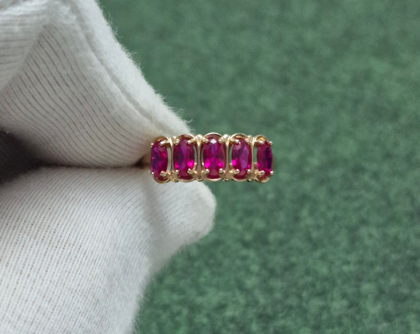 Ring mit Rubin HTS Rotgold 585 Art. Nr. 715445