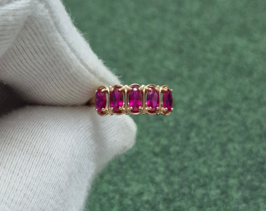 Ring mit Rubin HTS Rotgold 585 Art. Nr. 715445