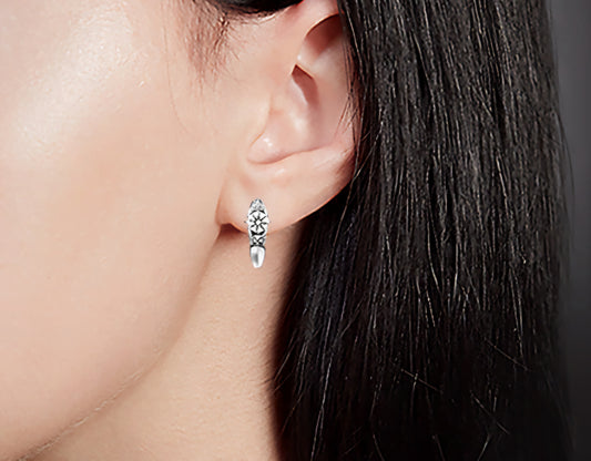 Ohrringe mit Zirkonia Weißgold 585 Art. Nr. 02-4296-501-1120-38 P