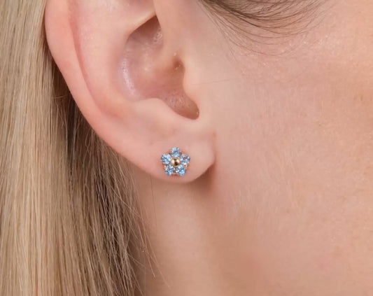 Ohrstecker mit Topas Rotgold 585 Art. Nr. 02-5388-00-201-1110 P