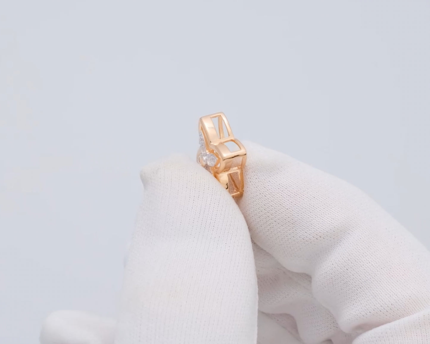 Anhänger mit Zirkonia Rotgold 585 Art. Nr. 03-3633-00-401-1110 P