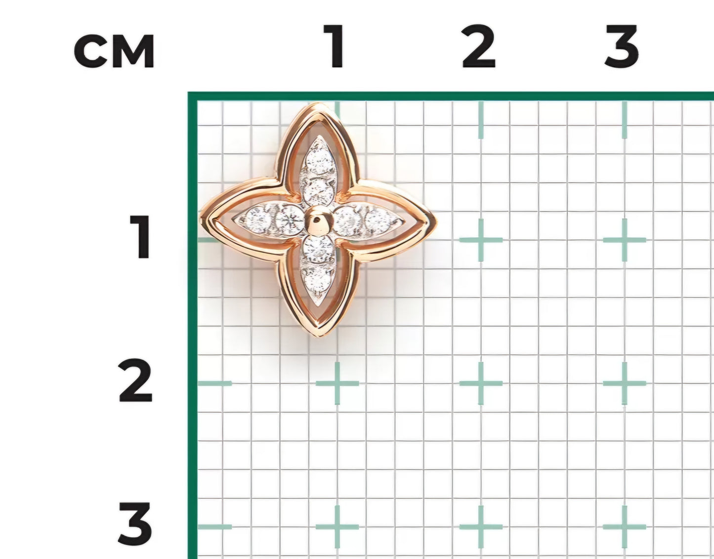 Anhänger mit Zirkonia Rotgold 585 Art. Nr. 03-3633-00-401-1110 P