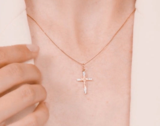 Goldkreuz Rotgold 585 Art. Nr. 121323