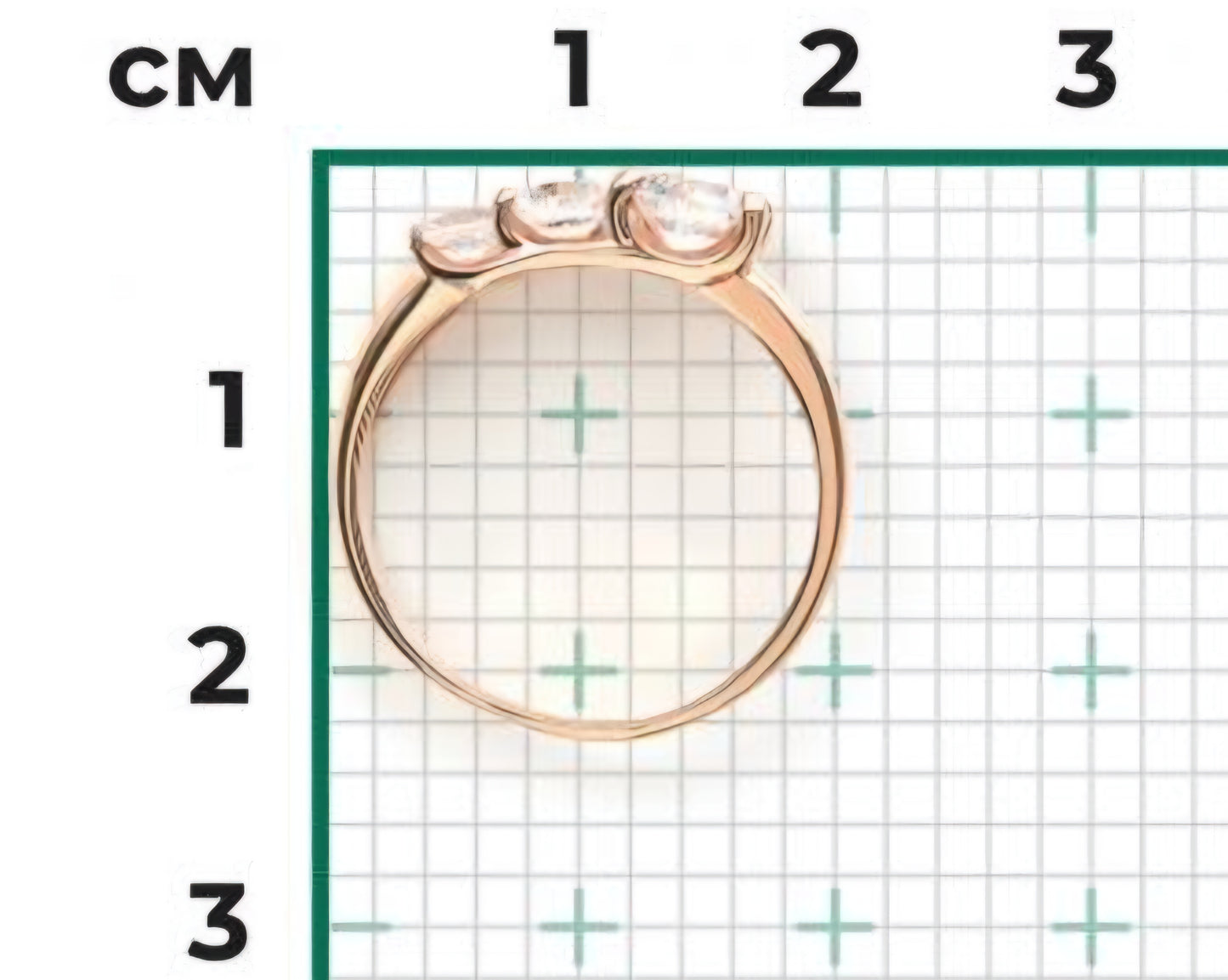 Ring mit Zirkonia Rotgold 585 Art. Nr. 01-3971-00-501-1110-38